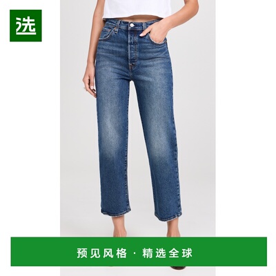 1h可退 香港直邮Levi'S 李维斯 女士 Ribcage 直筒及踝牛仔裤