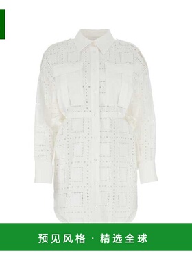 香港直邮MSGM 女士半身裙 3441MDA0223710602 SS2023 白色