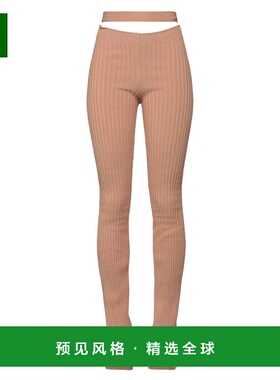 1h可退 香港直邮ANDREĀDAMO 女士 休闲长裤 brown棕色 舒适时尚