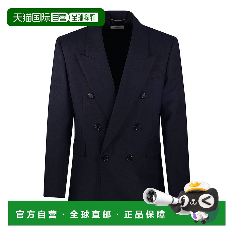 1h可退 香港直邮Saint Laurent 圣罗兰 男士 雙排扣長袖夾克 8351
