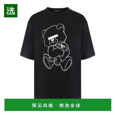 香港直邮UNDERCOVER 男士T恤 UB0D3802BLACK CO 黑色 圆领短袖T恤