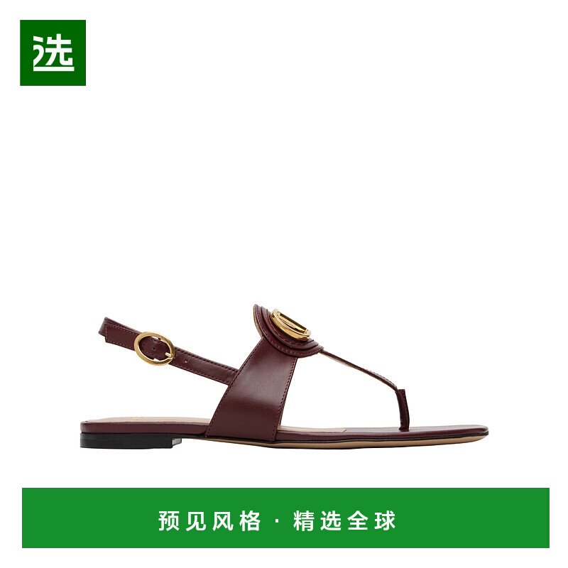 1h可退 香港直邮Valentino VLogo 夹趾平底凉鞋 WS0MB7DSH