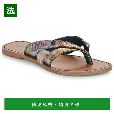 欧洲直邮Chattawak 女士 KALINDA 人字拖 黑色