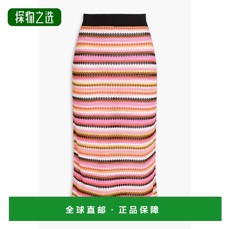 香港直邮MISSONI 米索尼 女士 条纹半身裙 DS24WH0IBK039X