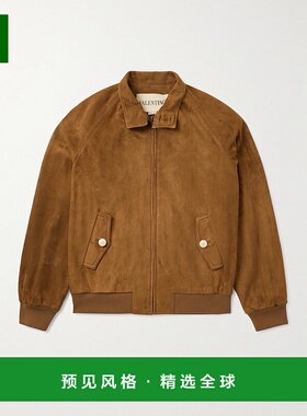 1h可退 Valentino 华伦天奴 男士 绒面革夹克 7V3NAAM5B2