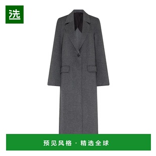 香港直邮Toteme 单排扣大衣 TOTFY49D羊毛西装