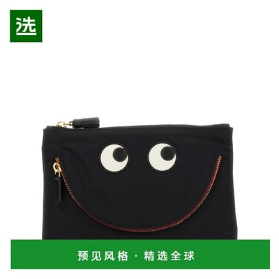 香港直邮ANYA HINDMARCH 女士单肩包 193559BLACK-0 CO 黑色