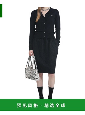 香港直邮N21 女士连衣裙 N2M0A03690049000 AW2025 黑色 圆领针织