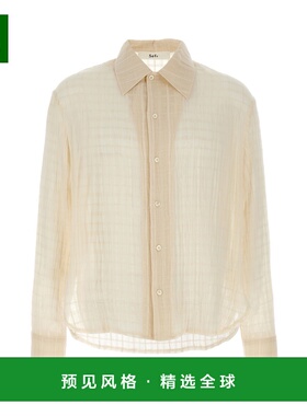 1h可退 香港直邮Séfr 男士 'Ignacio' 衬衫 MSS25IGNACIOCLOUDWH