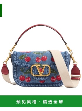 香港直邮Valentino alltime 牛仔布单肩包 WB0N62FUX手提包