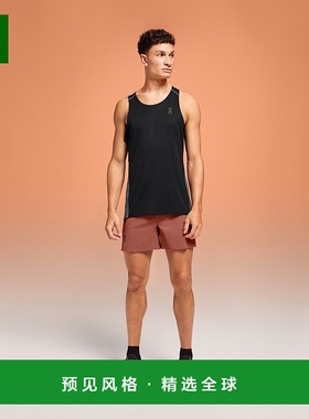 欧洲直邮On昂跑 Performance系列男士黑色/曜石黑再生聚酯纤背心