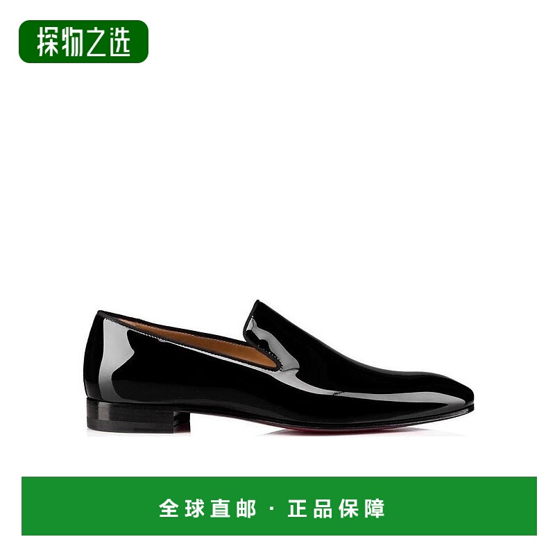 香港直邮Christian Louboutin 漆皮亮面皮鞋 1150564_经典乐福鞋