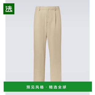 SUIT 棉质羊毛裤 子长裤 香港直邮AURALEE 男装 VIYELLA 直筒裤 男士