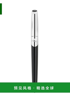 欧洲直邮S.T.Dupont法国都彭 DEFI MILLENIUM男女通用银色黄钢笔