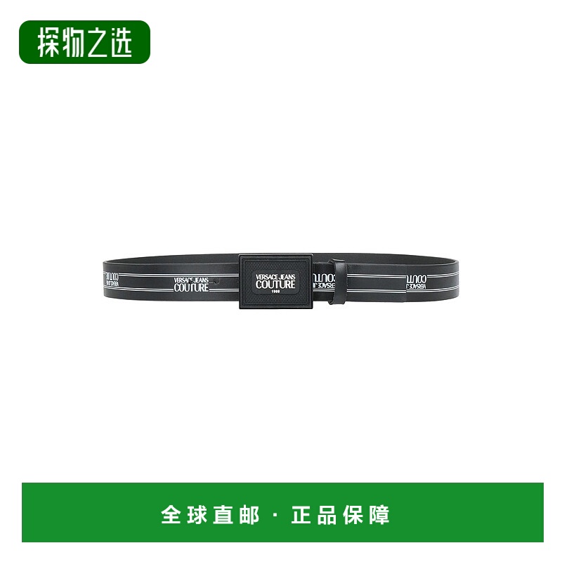 香港直邮Versace Jeans 范思哲 男士 皮带腰带 black黑色 舒适时