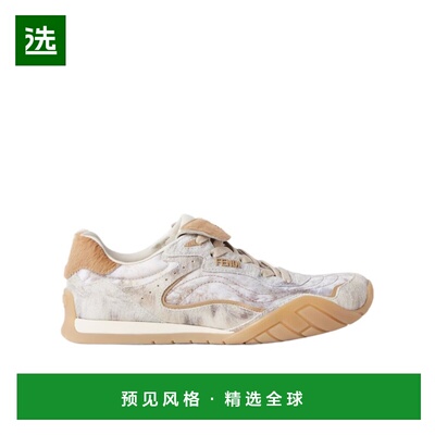 香港直邮Fendi FENDI Wave Pulse系带低筒运动鞋 8E8820AYF0