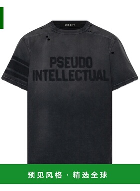 香港直邮MISBHV 女士T恤 251W142WASHEDBLACK AW2025 黑色