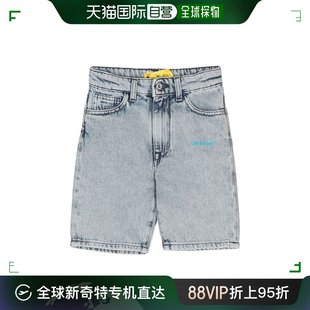 White 香港直邮Off 徽标短裤 OBYC001S23DEN002