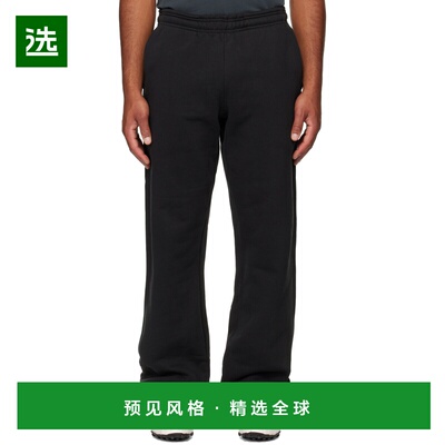 1h可退 香港直邮Entire Studios 男士 黑色 Straight-Leg 运动裤