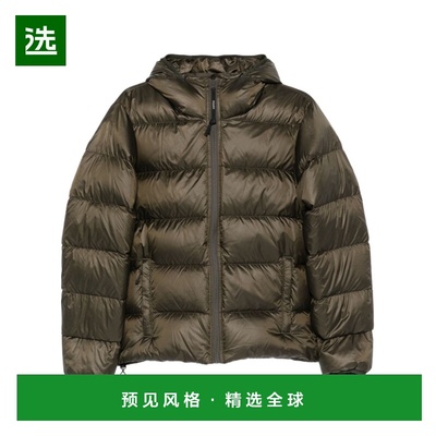 香港直邮ASPESI 男士外套 W5306E04185237 AW2025 绿色 连帽羽绒