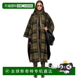 CH24 Neck 香港直邮Chloe 蔻依 女士 1h可退 Long High 绿色 大衣