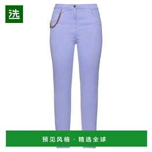 1h可退 香港直邮Elisabetta Franchi 女士 牛仔长裤 purple紫色