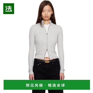 1h可退 香港直邮Citizens Of Humanity 女士 灰色拉链夹克 946218