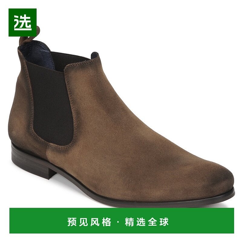 欧洲直邮Brett & Sons 男士 靴子 4126皮革切尔西靴男靴