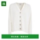 女士针织毛衣 2451115340 AW2024 香港直邮Allude 白色 V领针织开