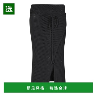 1h可退 香港直邮ANDREĀDAMO 女士 'Fishnet Wrap' 针织中长半身裙