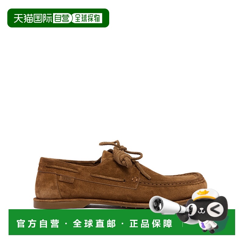 1h可退 香港直邮LOEWE 罗意威 男士 系带Campo船鞋 MLSCS08X02