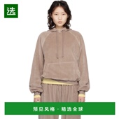 香港直邮Baserange Raglan 女士 1h可退 灰褐色 Rim 连帽衫 PURRH