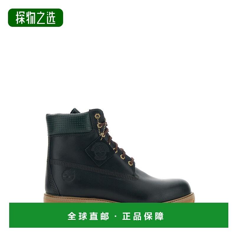 香港直邮Timberland 天伯伦 男士 绿色防水徽标皮质靴子 TB0A2P6W