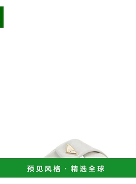 香港直邮Prada 普拉达 女士 標誌牌交叉帶細節拖鞋 1XX713F005ZHP