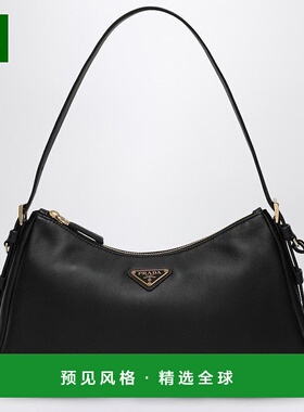 1h可退 香港直邮Prada 普拉达 女士 AIMéE 中号黑色皮革包包 1BC