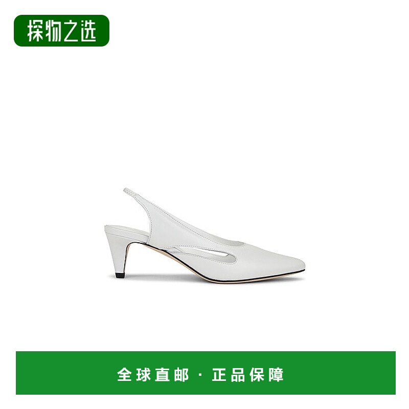 1h可退 香港直邮BY FAR 女士 Runa 露跟高跟鞋 MWFHC058CL034WH02