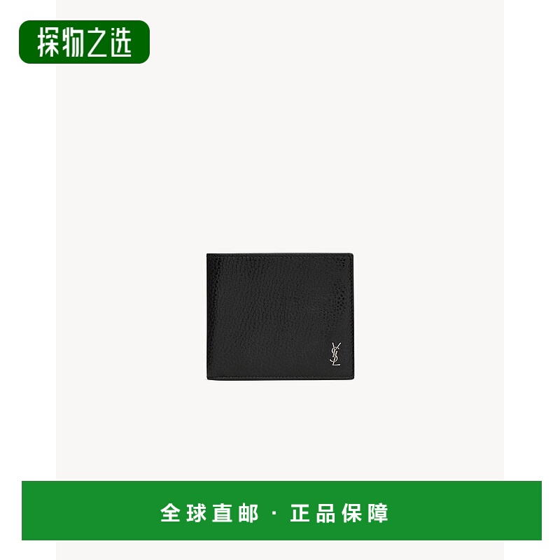 欧洲直邮YSL (2025) TINY CASSANDRE 东/西粒面皮革钱包