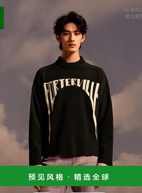 欧洲直邮RICK OWENS 男士羊毛针织半高领毛衣RR02D6699KWV10908