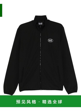 1h可退 香港直邮Ea7 男士 黑色毛线衫 7M000870AF13555UC001