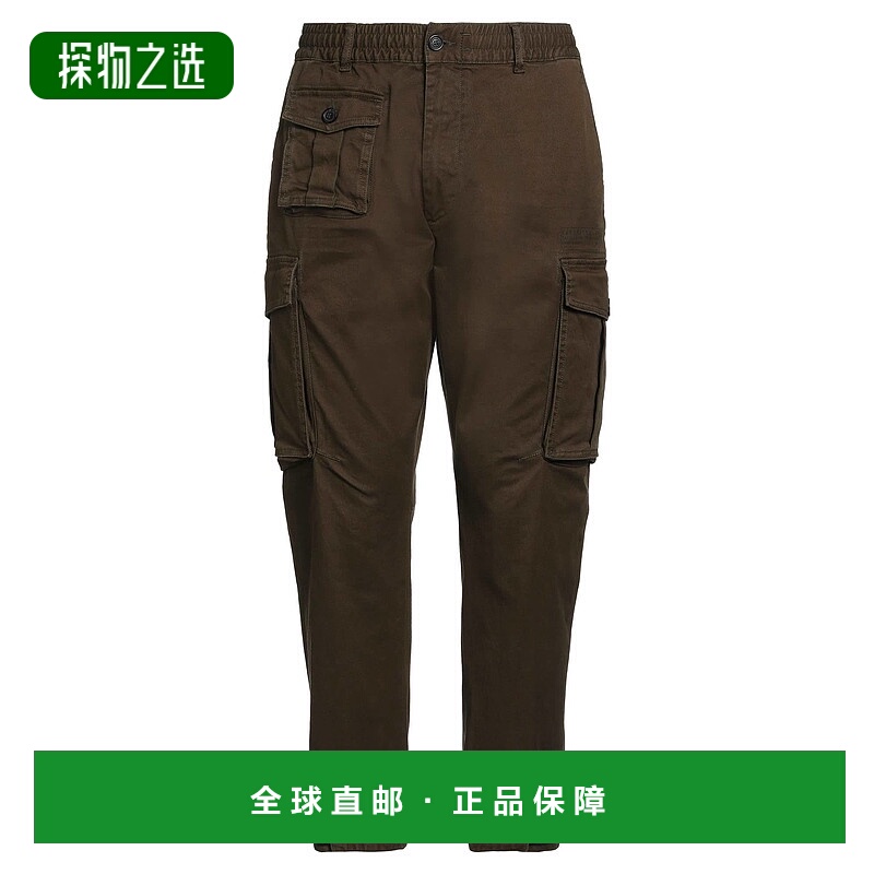 香港直邮Dsquared2 二次方 男士 休闲长裤 green绿色 舒适时尚