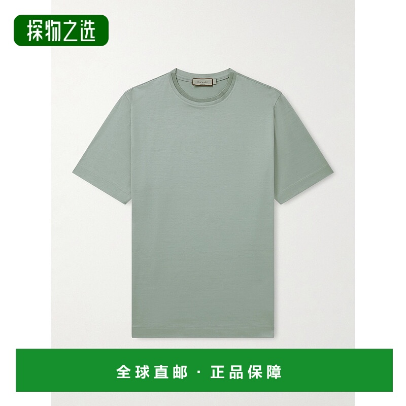 香港直邮Canali 康钠丽 男士 棉针织T恤 MJ00002T0922834