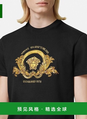 香港直邮Versace 短袖T恤 10139441A11472范思哲