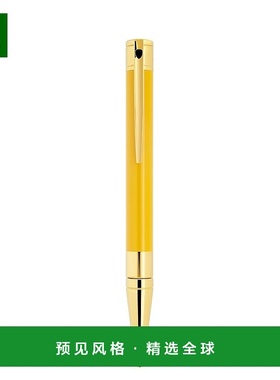 欧洲直邮S.T.Dupont法国都彭 D INITIAL男女通用金色黄铜圆珠