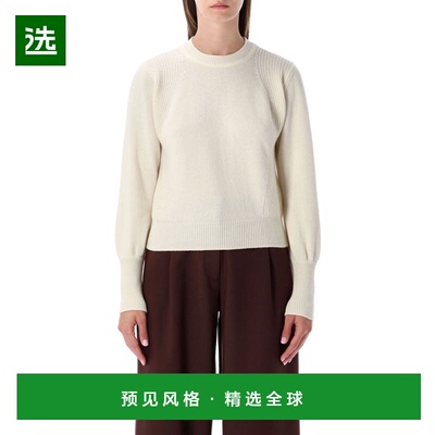 香港直邮SESSUN 女士针织衫 24109017FLEURDES AW2025 米白色