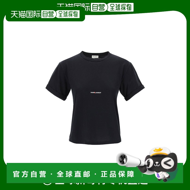 1h可退 欧洲直邮SAINT LAURENT 女士T恤460876YB2DQ1000