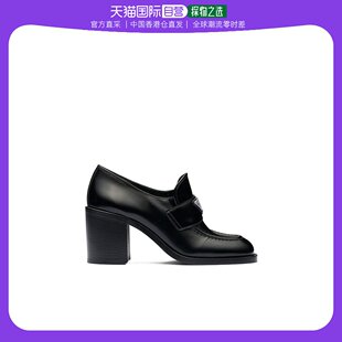 香港直邮Prada 高跟乐福鞋 99新未使用 1D223N055F075