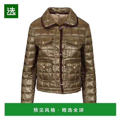 香港直邮FAY 女士羽绒服 NGW76513510XOS04640464 AW2025 绿色