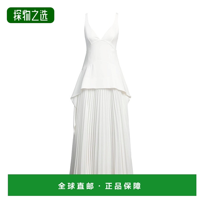 香港直邮Simkhai 女士 长款连衣裙 white白色 舒适时尚