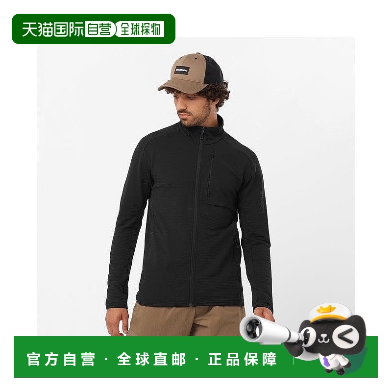 自营欧洲直邮Salomon萨洛蒙 ESSENTIAL LIGHTWARM系列男士深黑色