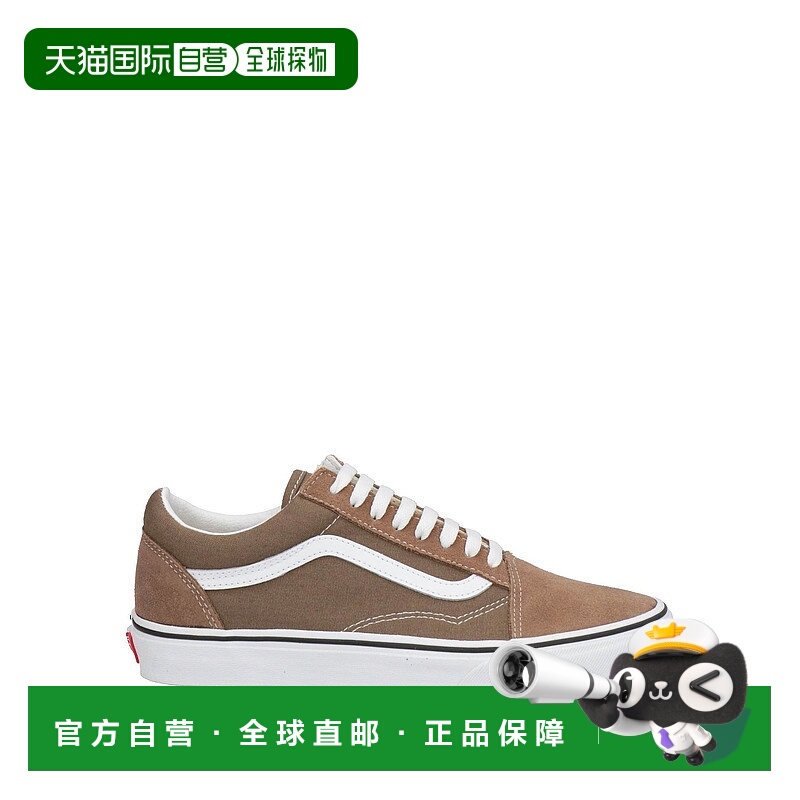 1h可退 香港直邮Vans 范斯 女士 运动鞋 brown棕色 舒适时尚